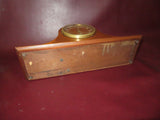 Vintage Seth Thomas Art Deco Wood B1703 Camel Back Electric Mantel Clock - As-Is