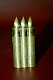 Collectible 2.5" Tall Brass Hunter Bullet Cigarette Lighter - As-Is Not Working