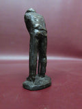 Vintage 5" Tall Solid Bronze Golf Figurine Sculpture of Golfing Man c. 1930