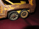 Vintage 1960s Tonka Yellow Pressed Steel Car Carrier Loader Trailer Truck As-Is