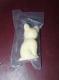Collectible 1960s Algi Fur Growing Kitten & Magical Mouse Surprise Soap Figure