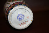 Oriental Accent 13.5" Collectible Contemporary White & Floral Decor Ceramic Vase