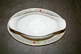 Antique Fine Paul Muller Selb Bavarian China Gravy Boat w/ Attached Under Plate