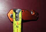 Small 6" Long Orange & Black Folding Pocket Knife w/ Belt Loop