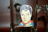 Collectible Vintage Style Elvis Presley Clear Glass 8.5" Tall 32-oz Beer Pitcher