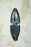 Vintage Copper 2.25" Miniature Coal Sad Iron Pencil Sharpener - Missing Handle
