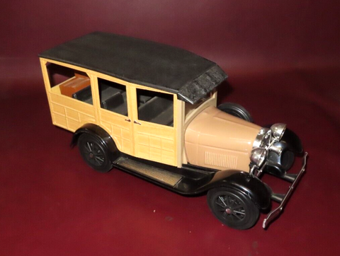 Vintage 1980s Jim Beam 1929 Ford Model A Classic Car Whiskey Decanter - Empty