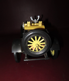 Vintage 1970s Jim Beam Yellow 1914 Stutz Bearcat Classic Car Whiskey Decanter