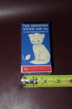Collectible 1960s Algi Fur Growing Kitten & Magical Mouse Surprise Soap Figure