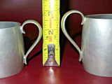 Vintage Pewter Cream & Sugar Set - LH Vaughn - Taunton, MASS