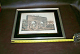 Vintage Wood Framed Matthew Dubourg Engraving Print No. 23 - "Claudian Aqueduct"