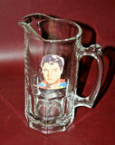 Collectible Vintage Style Elvis Presley Clear Glass 8.5" Tall 32-oz Beer Pitcher