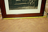 Axel Haig 1906 Limited Edition St Jerome Cloister Signed Etching in Oak Frame