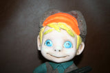Large 14" One of a Kind Ceramic Ashtray Hunter Boy w/ Rifle - Hand Made c. 1971