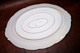 Antique Large Fine Austrian Porcelain 16" Serving Platter w/ Victoria Crown Mark