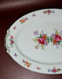 Vintage Fine Japanese Porcelain Large Serving Platter - Craftsman China Dresden