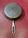 W.K.N. 8" Black Cast Iron Cooking Skillet Pan w/ Handle - Made in Taiwan