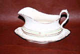 Antique Homer Laughlin Fine American Porcelain 8" Gravy Boat w/ Underplate