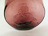 Vintage Clevenger Museum Editions Glass Decanter Bottle - Alexander Graham Bell