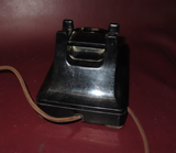 Vintage 1950s Classic Black Western Electric Rotary Telephone w/ R2W Handset