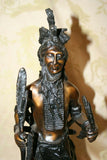 Frederic Remington "Indian Dancer" 20" Tall Bronze Sculpture on Marble Base