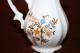 Collectible Miniature Brazilian Porcelain Pitcher w/ Floral & Gilt Decor - Leart