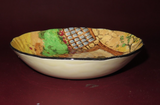 Vintage 5.5" Royal Doulton Gaffers Art Pottery Bowl Cottage Garden Scene D.4210