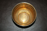 Set of 3 Modern 5-8" Brass Nesting Planter Bowls w/ Swan Decor Images