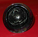 Vintage Fenton Amethyst Daisy Button Carnival Art Glass Bell - As-Is No Clapper