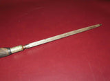 Antique Early 20th Century 13" Long Chef's Stag Handle Knife Sharpening Steel