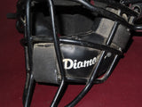 Diamond Brand Traditional Baseball Catchers Umpires Face Mask - Adjustable Black