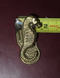 Unique 3" Tall Vintage Brass Seahorse Bottle Opener Clip