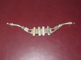 Vintage 14.5" Large Southwestern Mexican Style Silverplate Choker Necklace