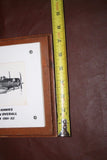 Vintage 9x7" Framed Joe Milich "Douglas Dauntless" SBD Dive Bomber Drawing Print