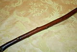 Vintage 45" Hand Made Arts & Crafts Style Wooden Walking Stick Cane