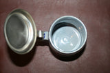 Vintage Marzi & Remy 0.5L 6" Tall Echter Blue German Pottery Stein w/ Pewter Lid