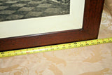 Axel Haig 1905 Limited Edition Portico del Gloria Signed Etching in Oak Frame