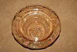 Vintage Round Pink Tiara Indiana Glass 6" Bowl w/ Mother Goose Fairy Tales