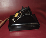 Vintage 1950s Classic Black Western Electric Rotary Telephone w/ R2W Handset