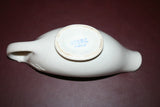 Vintage WW II Era USQMC Military Issue 10" White Porcelain Gravy Boat 4433-P-32