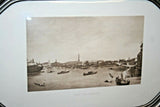 Antonio Canale "Vue de Venise" Venice Print in Silver Gilt Convex Glass Frame