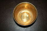 Set of 3 Modern 5-8" Brass Nesting Planter Bowls w/ Swan Decor Images