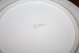 Antique Hand Painted Nippon Japanese Plate w/ Floral Design & Gilt Beaded Lip