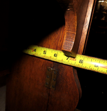 Antique Pressed & Carved Oak Drop Front Folding Leg Travelling Preacher's Desk