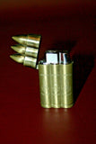 Collectible 2.5" Tall Brass Hunter Bullet Cigarette Lighter - As-Is Not Working