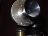 Antique Western Electric Brass Candlestick Telephone w/ Ringer Box - Patent 1904