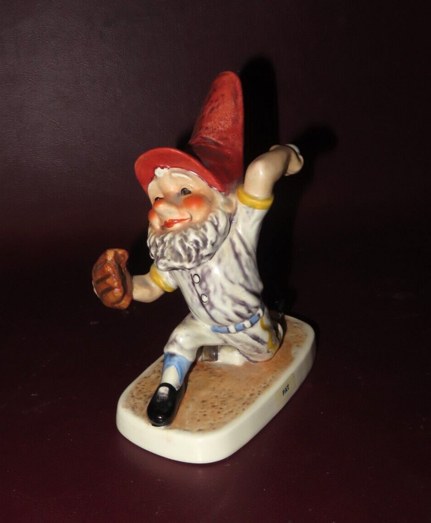 Vintage 6" Goebel Co-Boy "Pat the Pitcher" Gnome Figurine - Made in West Germany