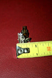 Pair Vintage 1" Tall S.A.G. Silverplate Ornamental Cufflinks - Hunter & Dog
