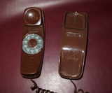 Vintage Western Electric Model TML-R 5-80 AD3 Brown Rotary Desktop Telephone