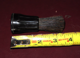 Vintage Retro 3.5" Black Bristle & Handle Shaving Brush